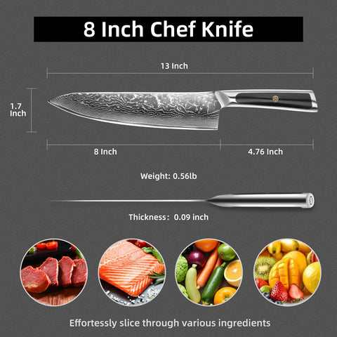 Sunnecko ergonomic full-tang handle providing balanced control during use.