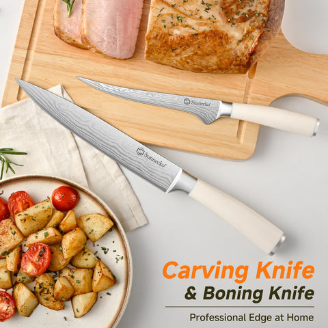 Sunnecko boning knife ideal for precise deboning work.