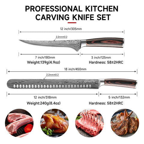 Sunnecko pakkawood ergonomic handle ensuring a comfortable grip.