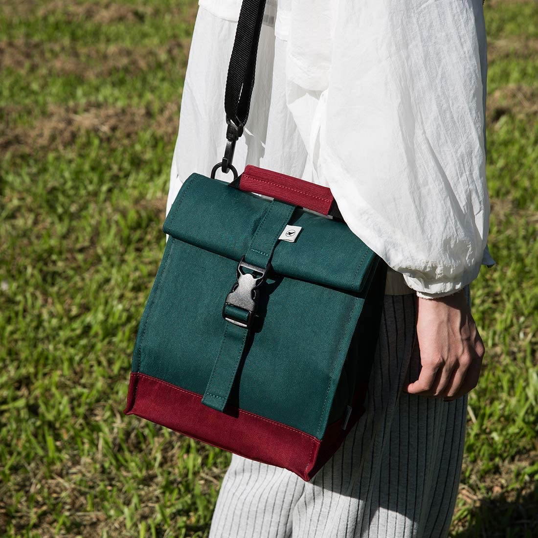SUNNY BIRD lunch bag features multi-color patterns for style variety.