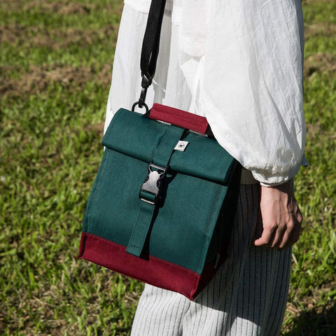 SUNNY BIRD lunch bag features multi-color patterns for style variety.