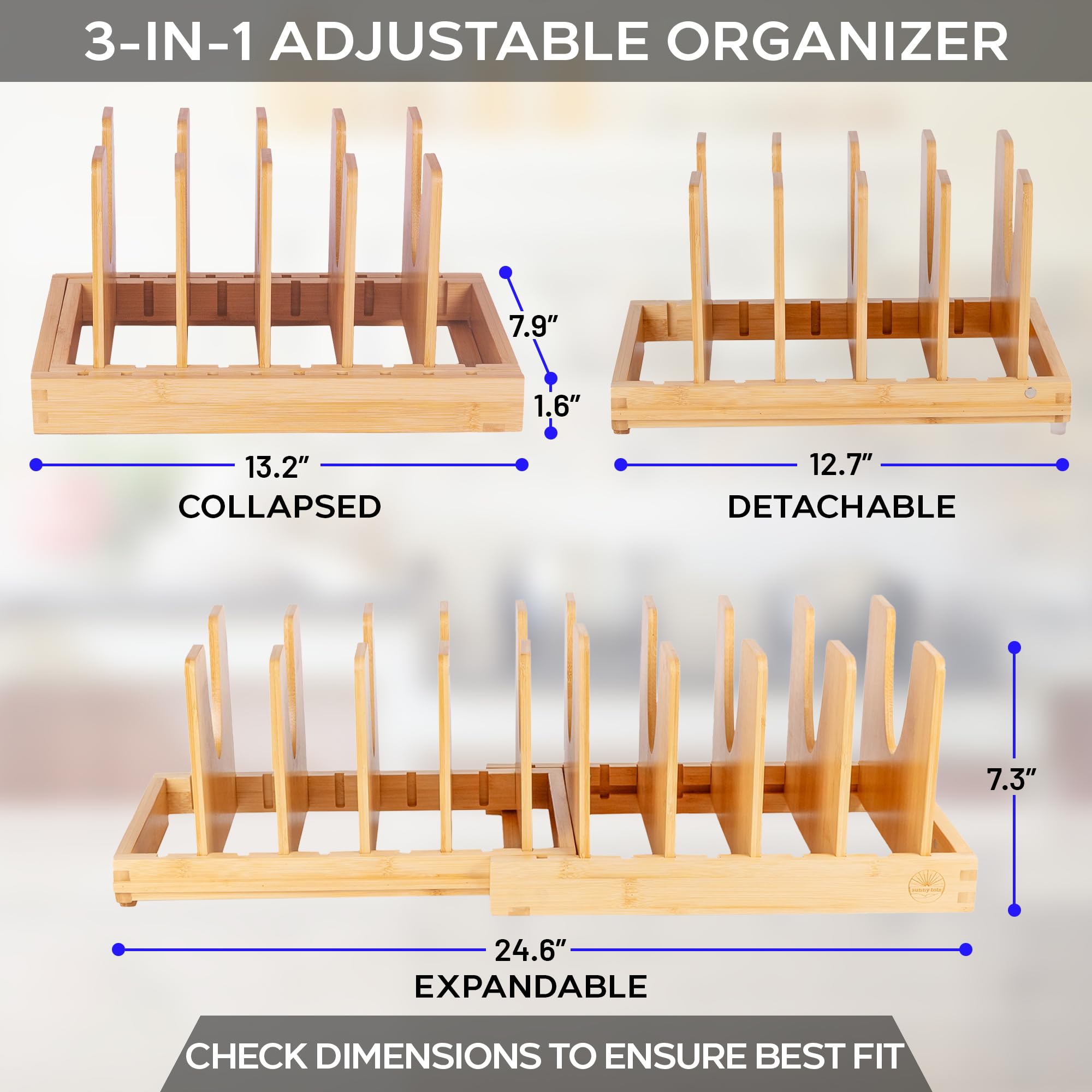 Close-up of Sunny Tots bamboo build showing natural grain and durability