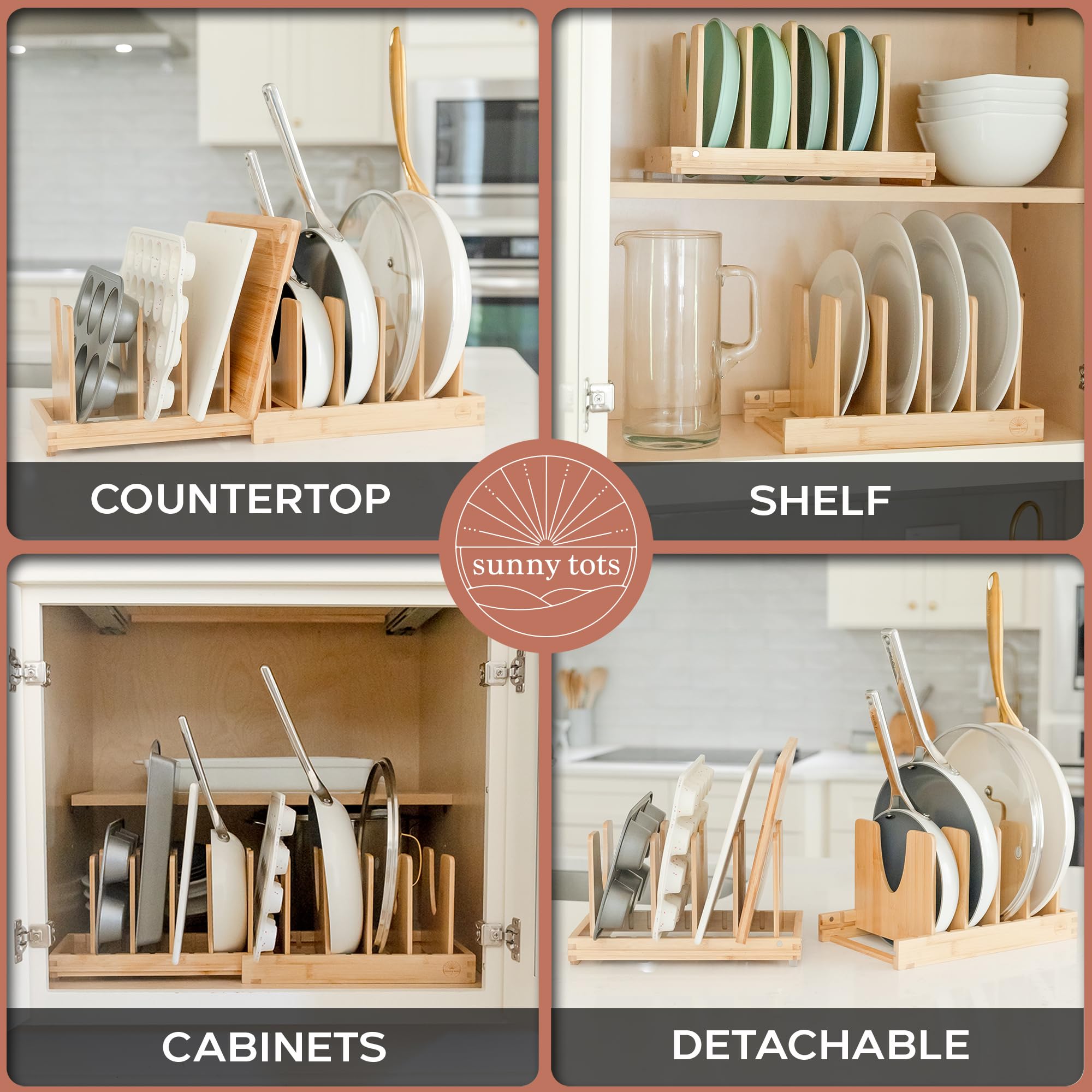 Expandable design shifts from collapsed to full length