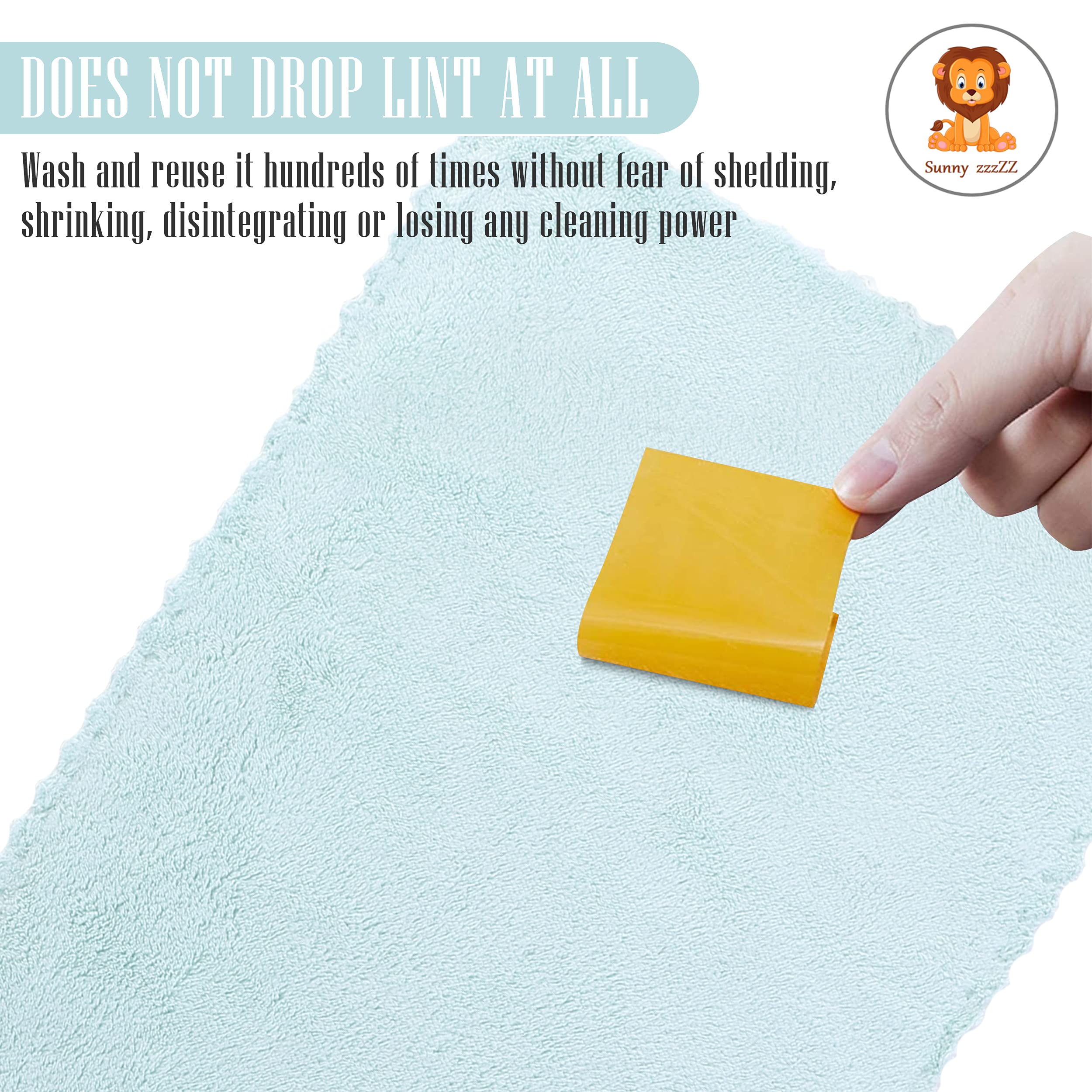 Sunny zzzZZ dishcloths in use during dishwashing to clean surfaces