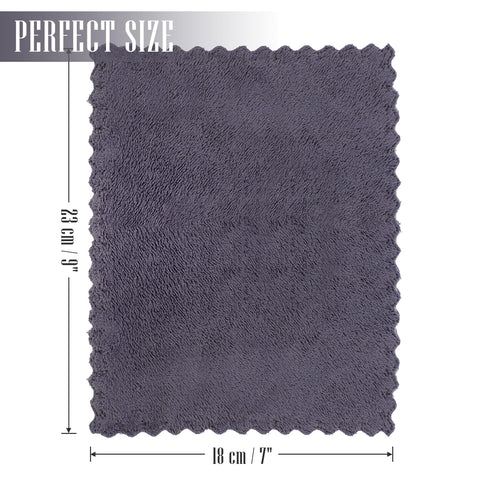 Sunny zzzZZ coral fleece dishcloths tested for absorbency and lint-free use.