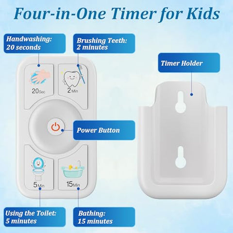 Sunnyload Kids Timer shower timer helps manage fifteen-minute bath