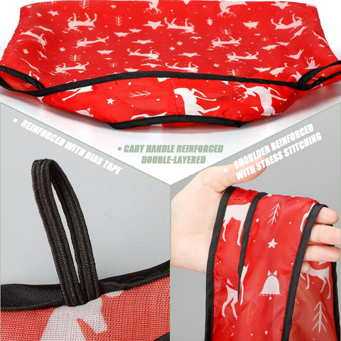 Sunnymove Christmas print gift bags double as stylish party favors.