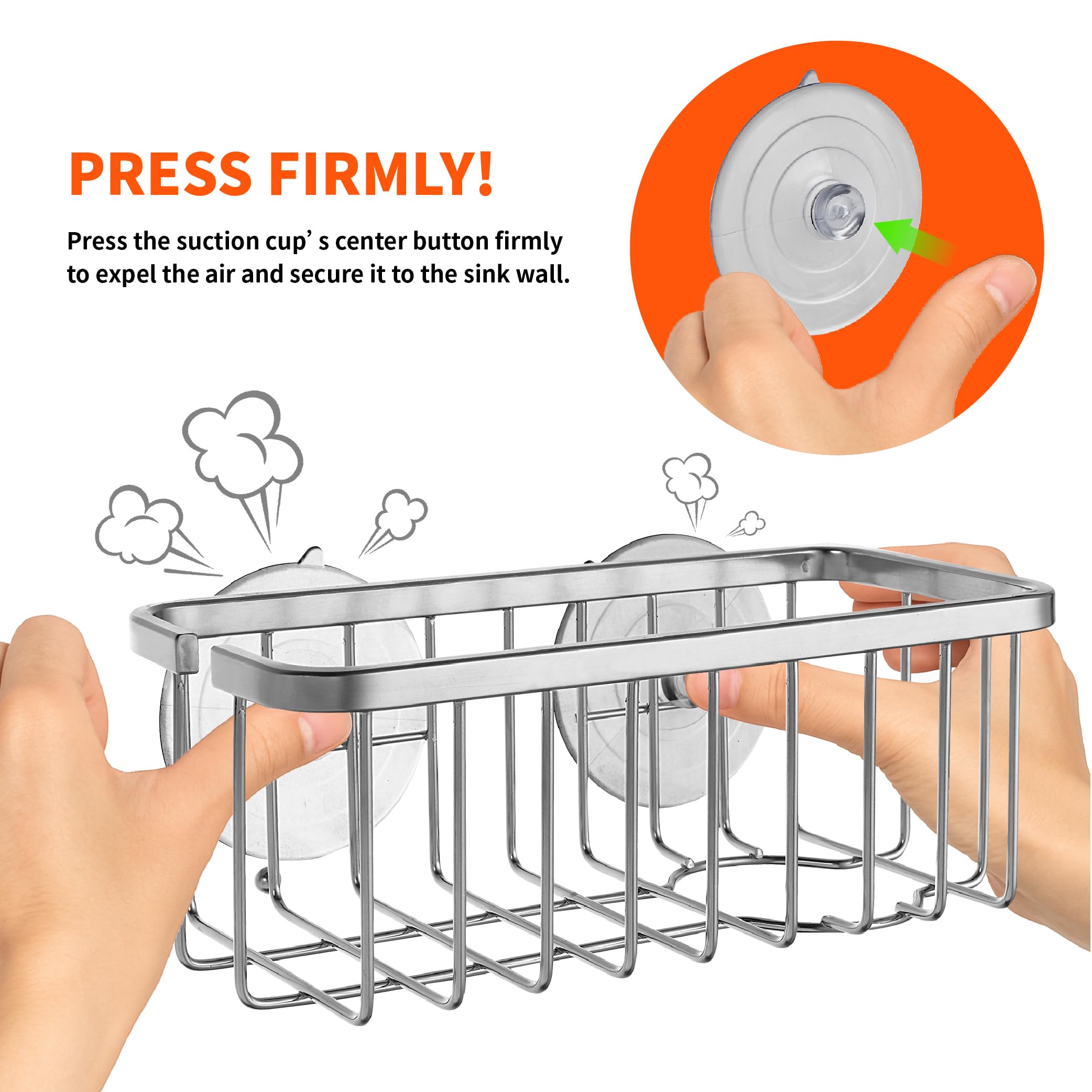 SunnyPoint NeverRust Deluxe packaging includes basket and mounting accessories