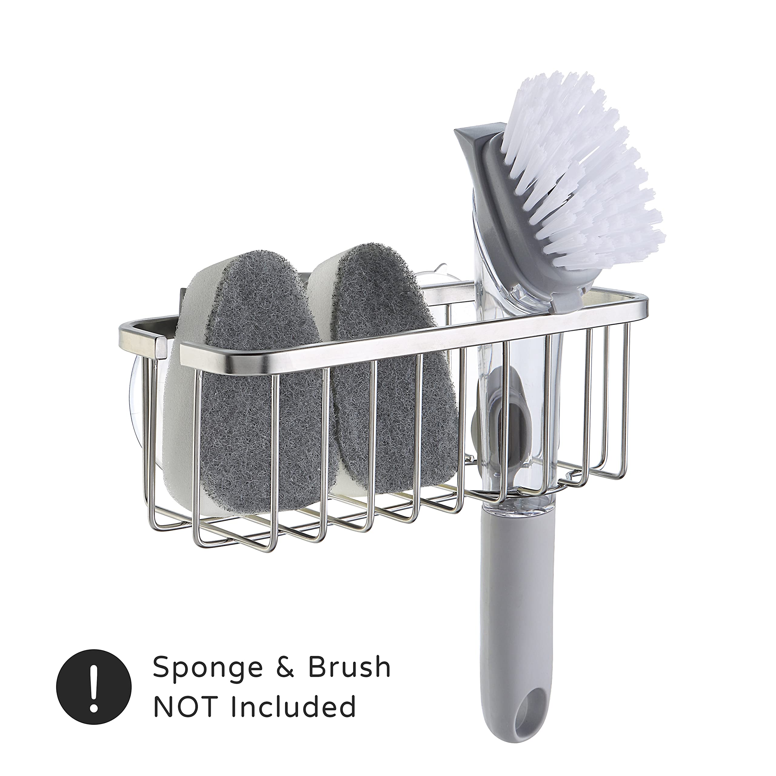 SunnyPoint NeverRust Deluxe includes suction cups for smooth surfaces