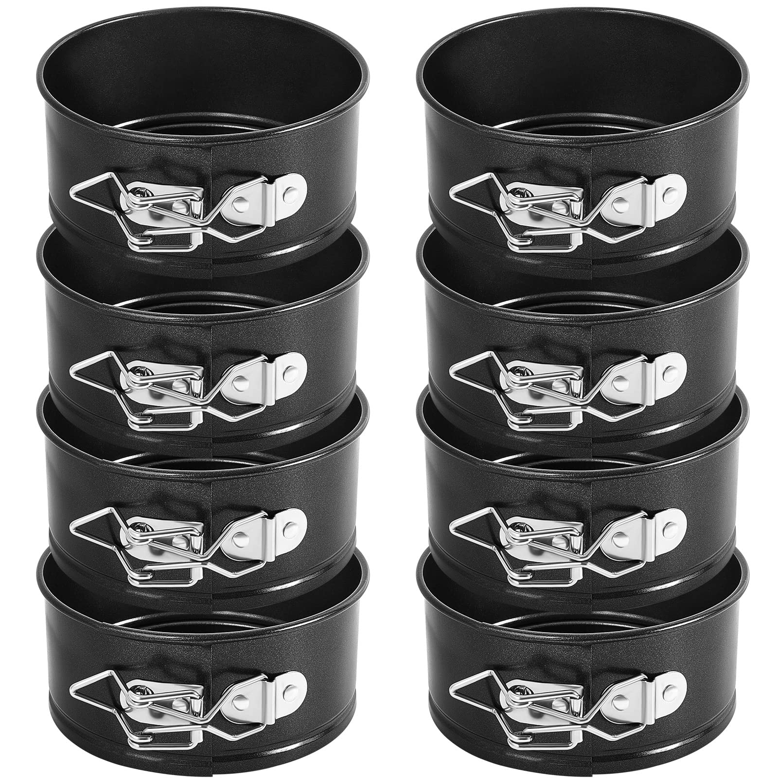 Sunnyray 8-piece 4-inch springform pan set ready for versatile mini baking and easy release