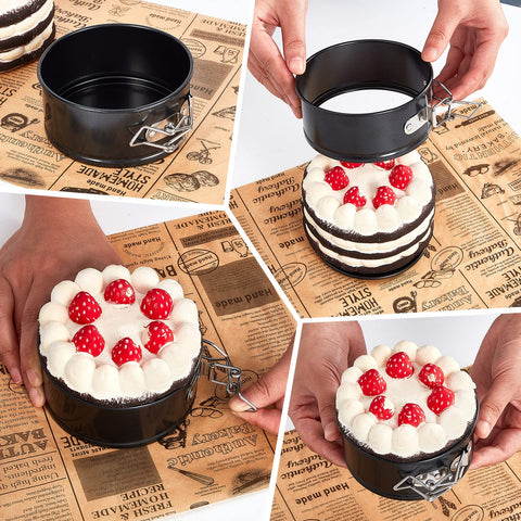 Sunnyray removable-bottom pans simplify cake removal after baking without mess