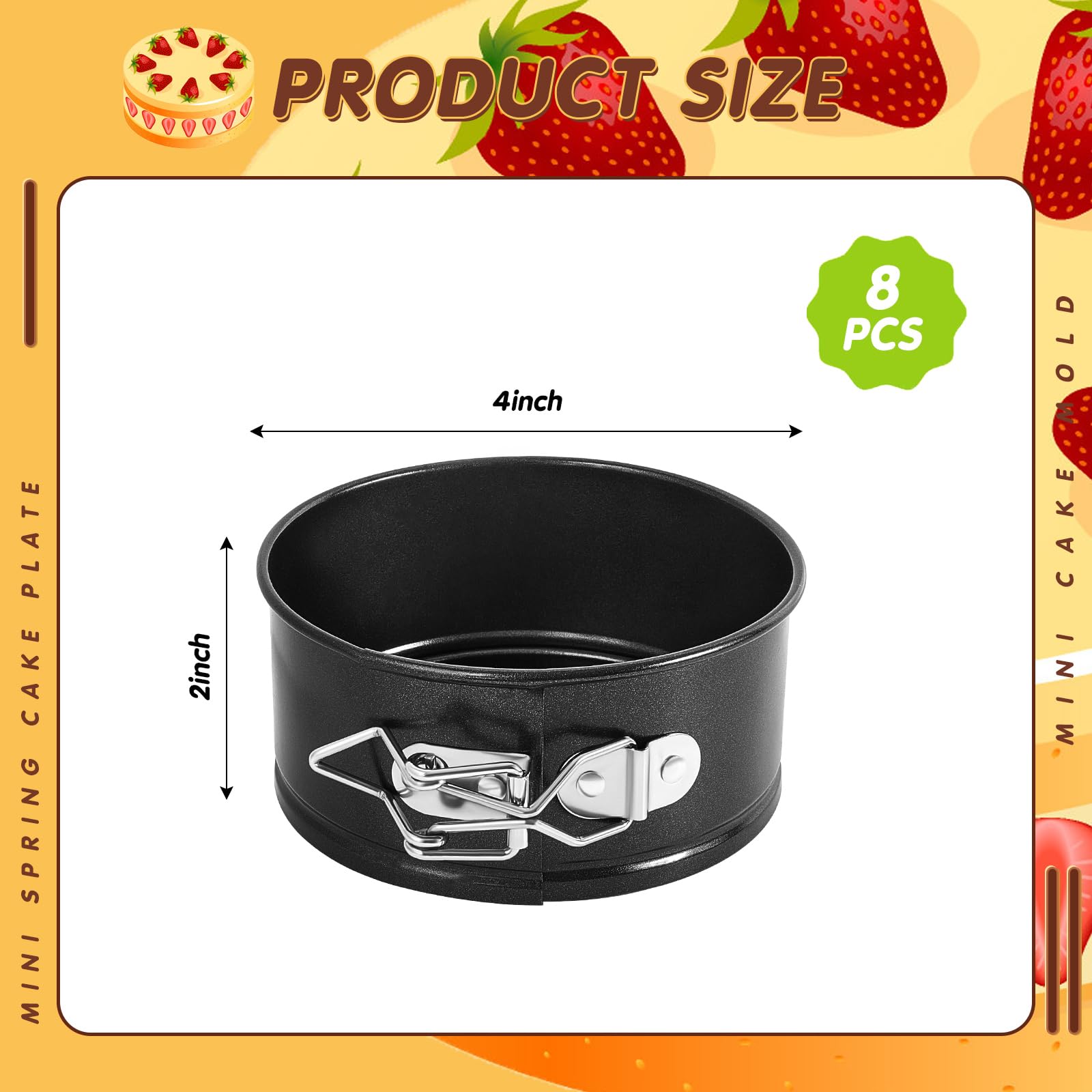 Sunnyray springform latch leakproof design ensures tight seals for confident bake releases