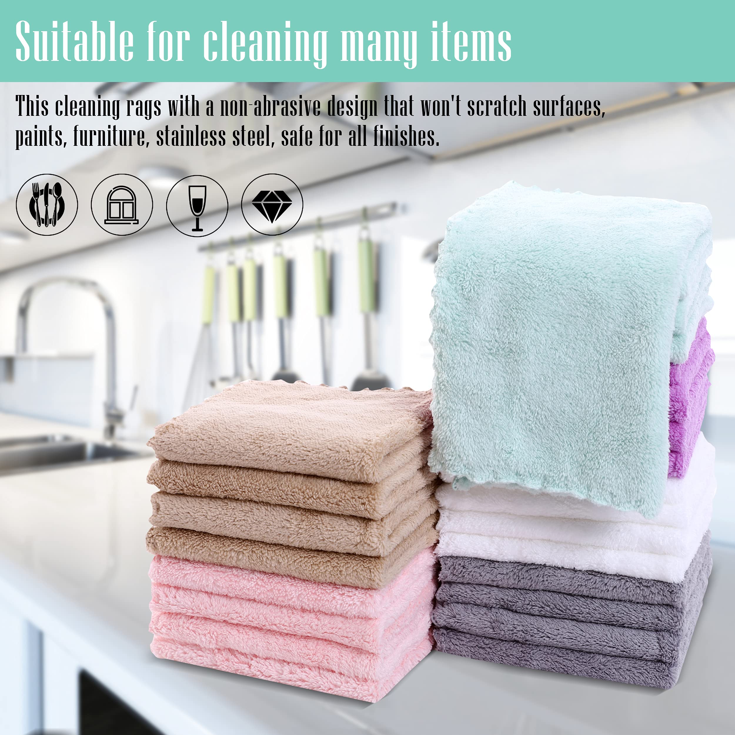 Sunnyzzzz compact dishcloths ideal for sink-side storage