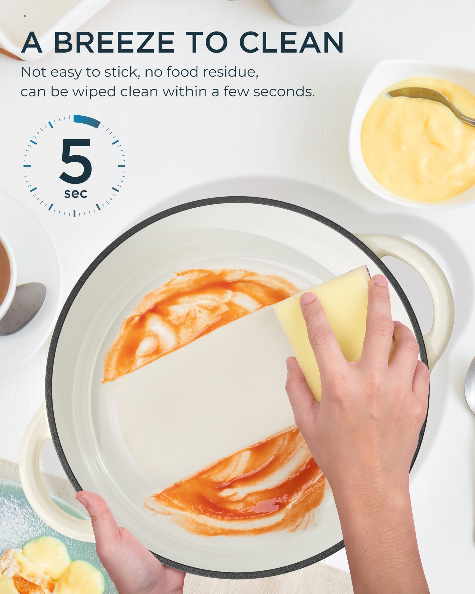 SUNOUTLY induction-compatible design works on all major cooktops.