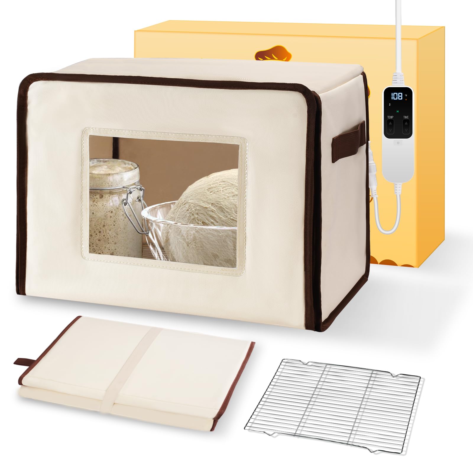 Suntee multiuse dough proofing box supports yogurt pizza dough and more