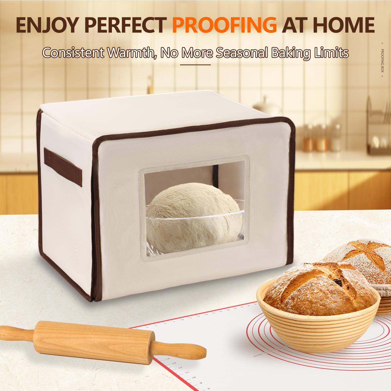 Suntee side handles ease moving the box across countertops
