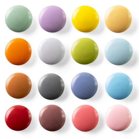 Sunurs fridge magnets colorful glossy set, ideal for brightening the kitchen and organizing reminders.