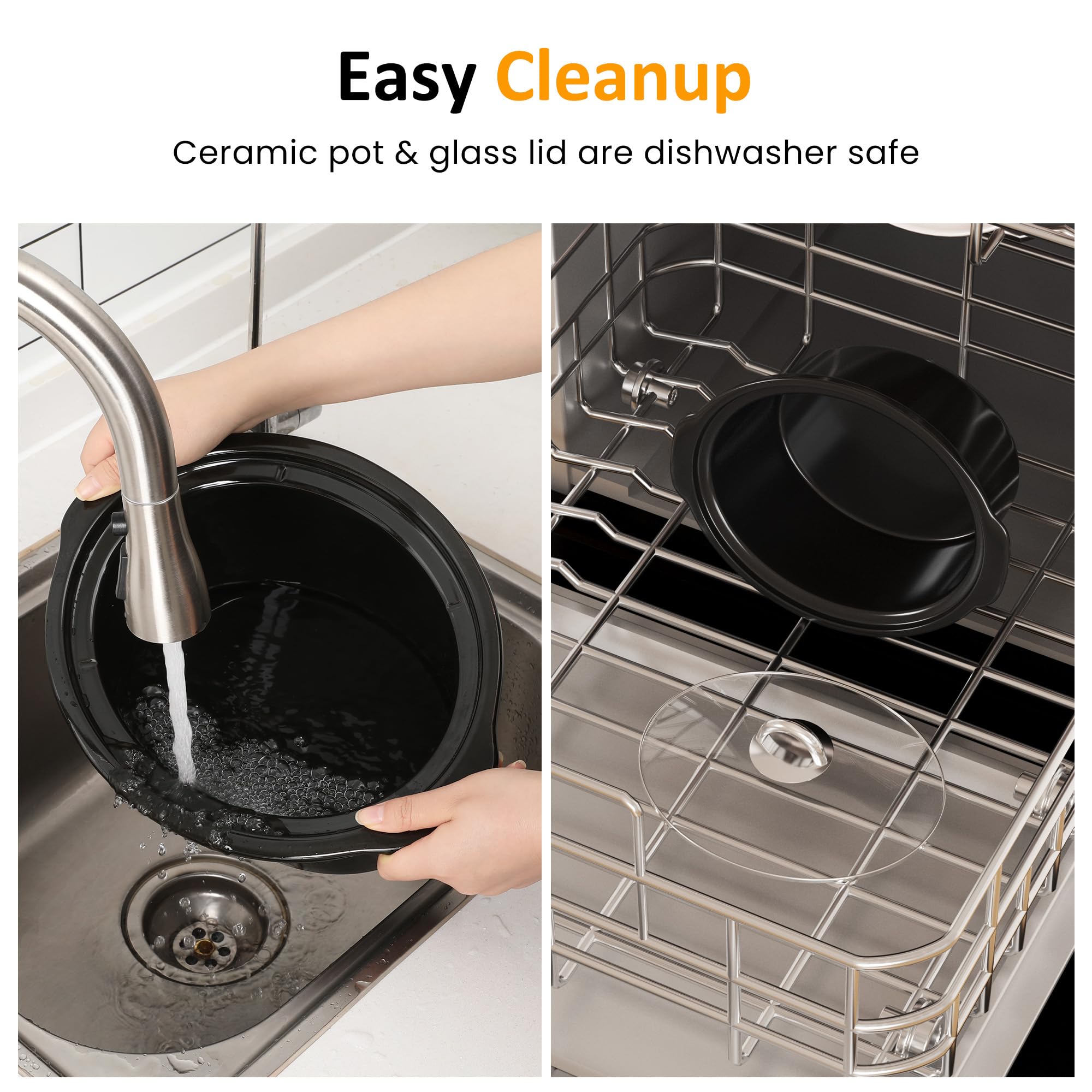 Compact, portable design fits small kitchens and travel.