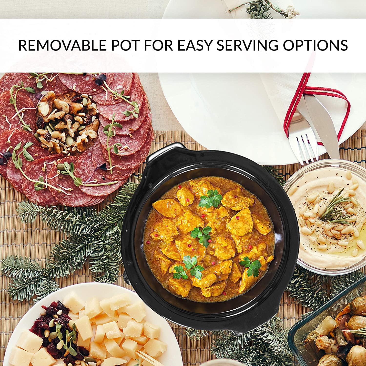 SUNVIVI ceramic pots with glass lids let you monitor progress easily.