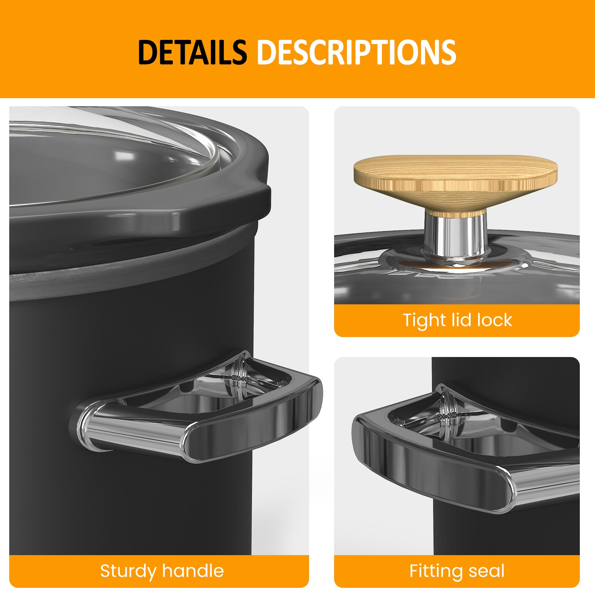 Sunvivi compact 2QT design ideal for tight spaces
