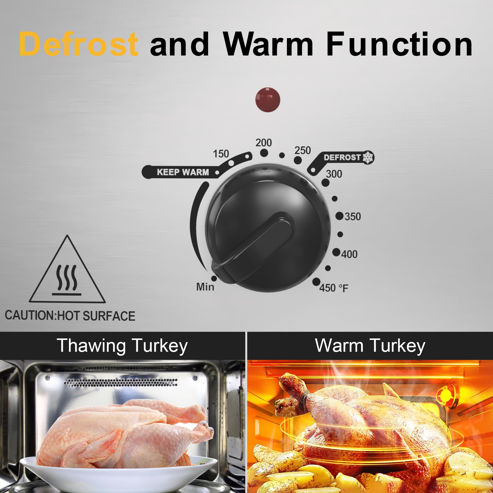 SUNVIVI roaster features cool-touch handles for safer handling.