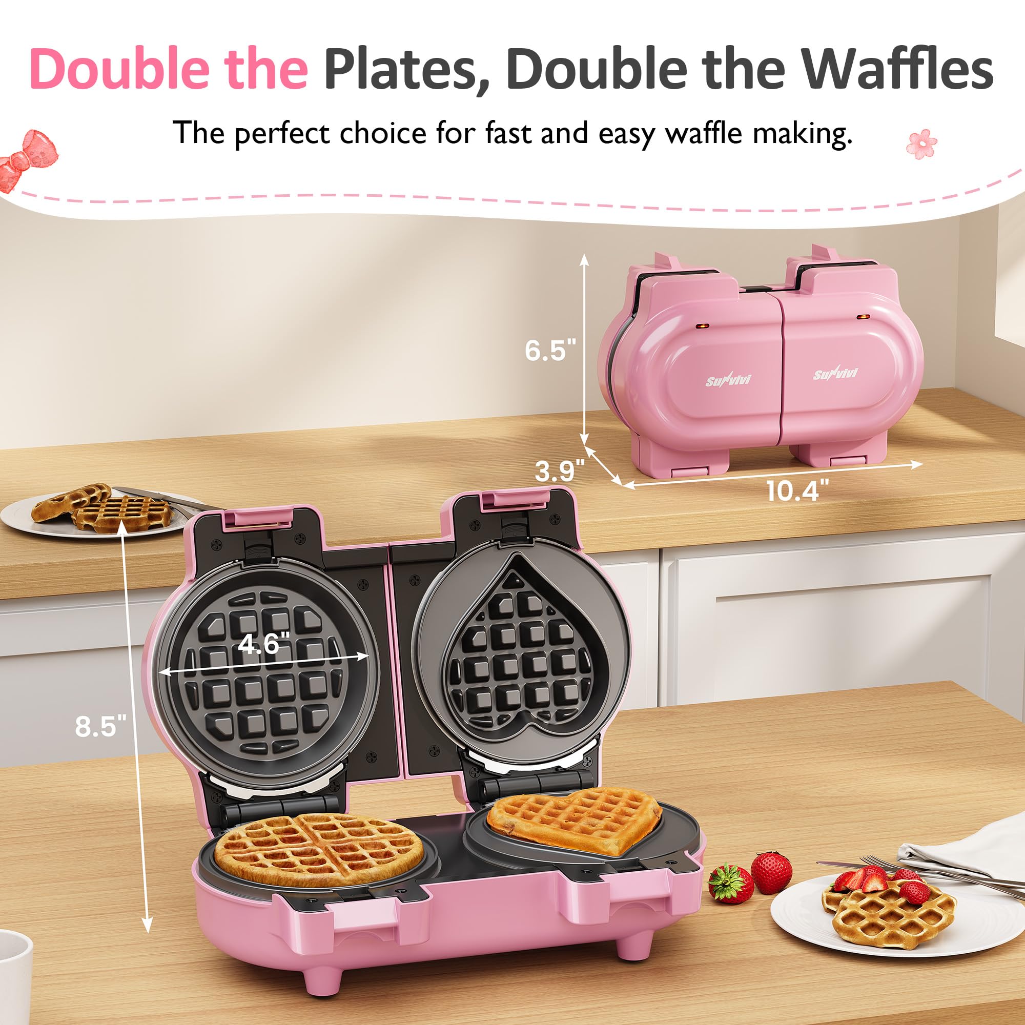 Sunvivi fast preheat with dual indicator lights guiding cooking progress.