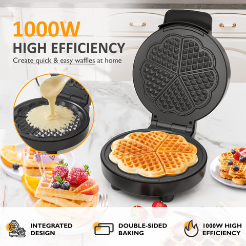Sunvivi nonstick plates ensure easy release and minimal cleanup after cooking.