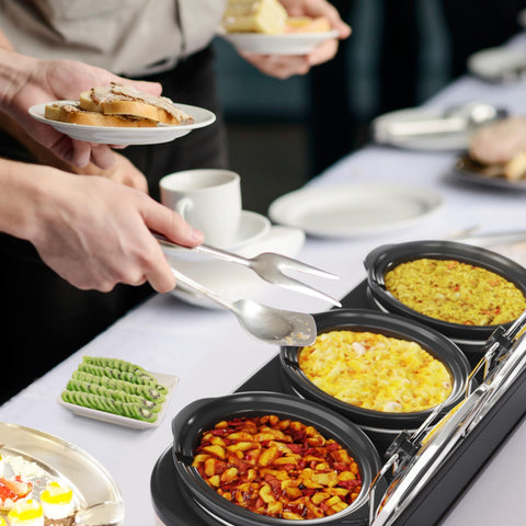 SUNVIVI ceramic pots are removable for easy cleaning and meal prep.