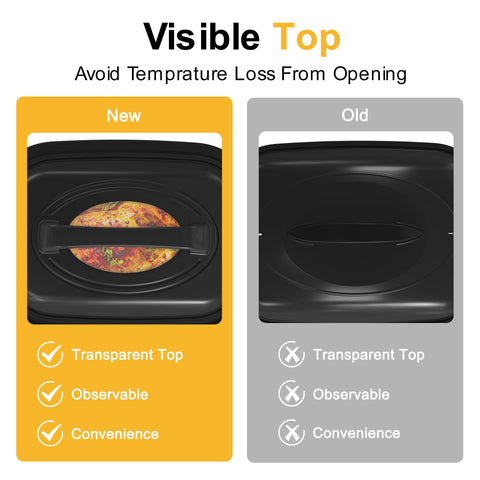 Sunvivi Roaster Oven defrost and warm function speeds meal prep.
