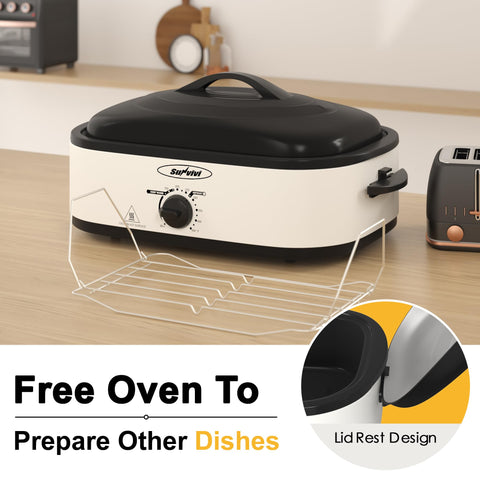 SUNVIVI roaster in stainless steel offers durable heat control.