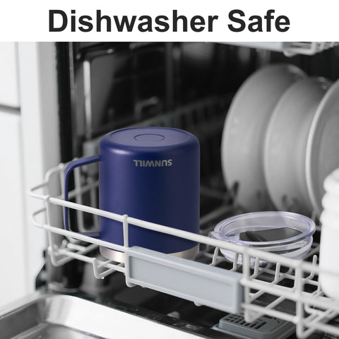 SUNWILL double-wall insulation keeps drinks hot or cold for hours.