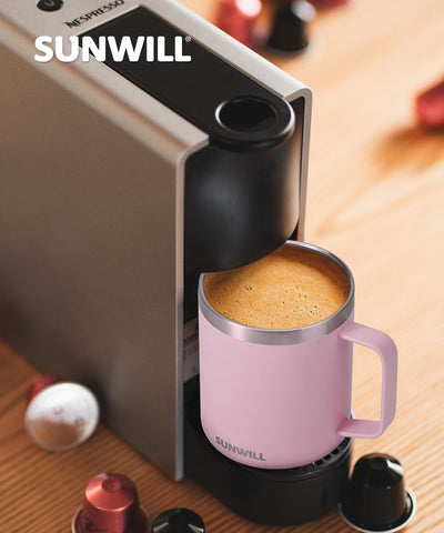 SUNWILL mug in camping setup suits office, home, and outdoor activities