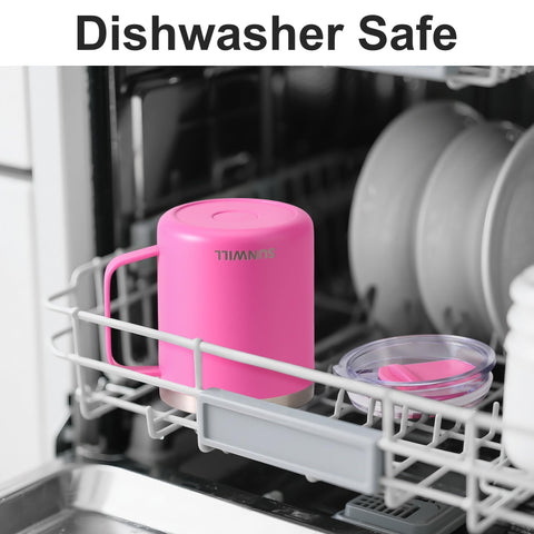 SUNWILL travel mugs 4-pack yellow color for cheerful gifting and daily use.