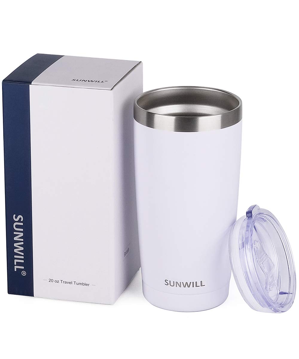 SunWill spill-proof lid with silicone gasket ensures mess-free sipping on the go