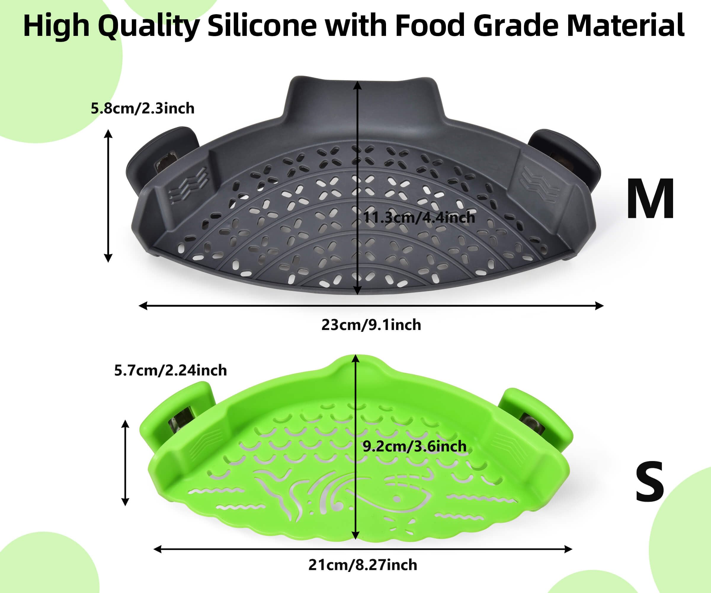 Sunwukin pasta strainer clip-on for hands-free draining in any pot.