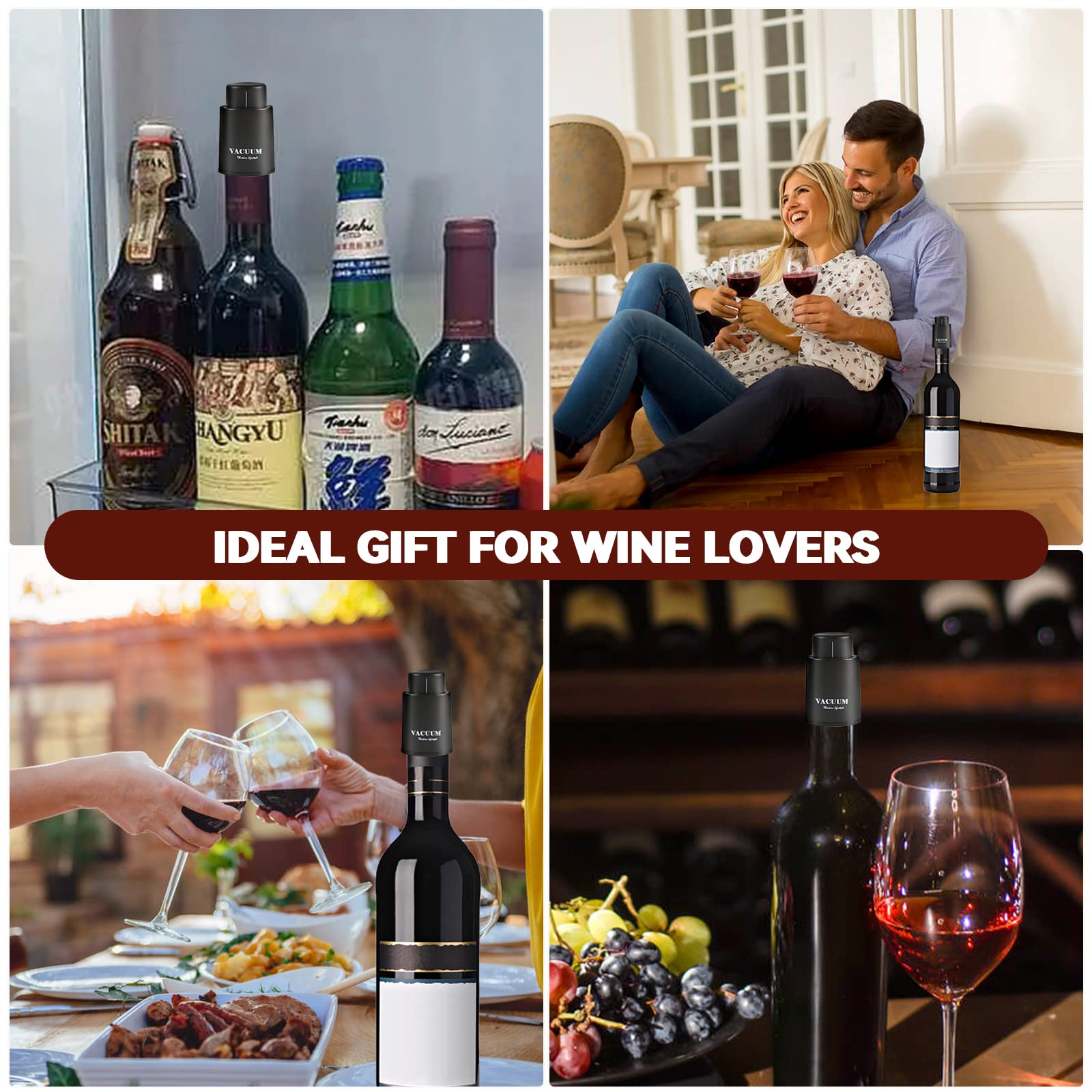 Sunwuun fits most wine and champagne bottles for versatile use