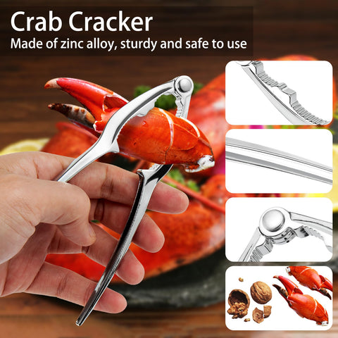 Suoundey crab leg fork ready to pick crab meat with precision
