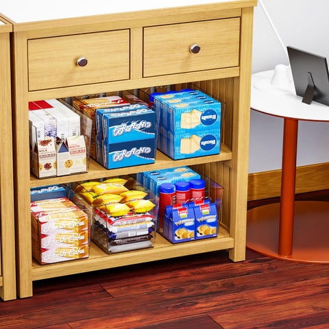 SuoXing kitchen storage bins are BPA-free and durable.