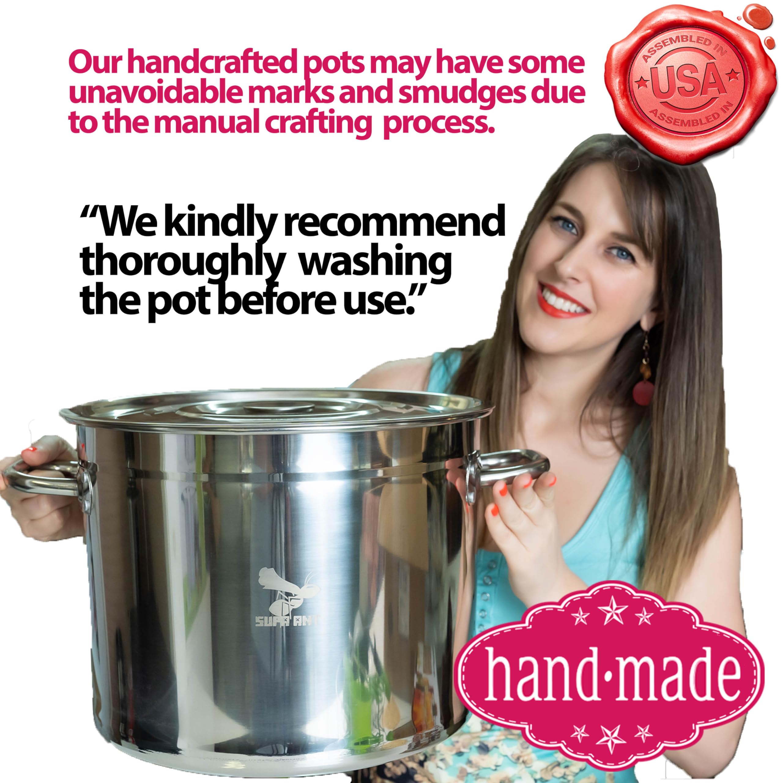 Supa Ant beginner-friendly design supports simple, mess-free water bath canning