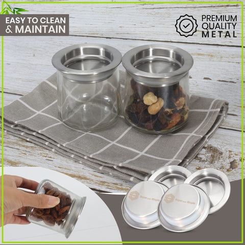 Super and Simple Oui Yogurt Lids keep jars organized at home or on the go.