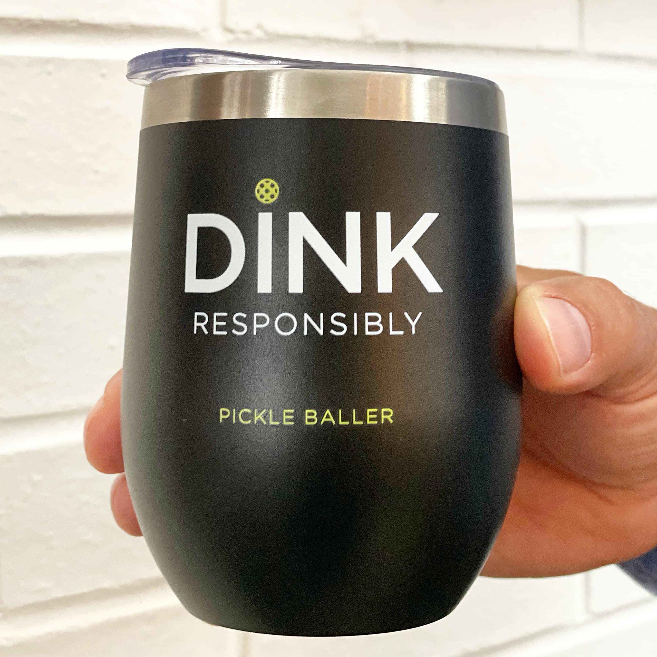 Super Fly Goods Dink Responsibly tumbler gift idea presented as thoughtful pickleball or tennis present