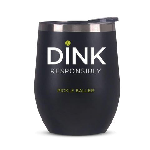 Super Fly Goods Dink Responsibly tumbler side view for court-ready hydration on the go