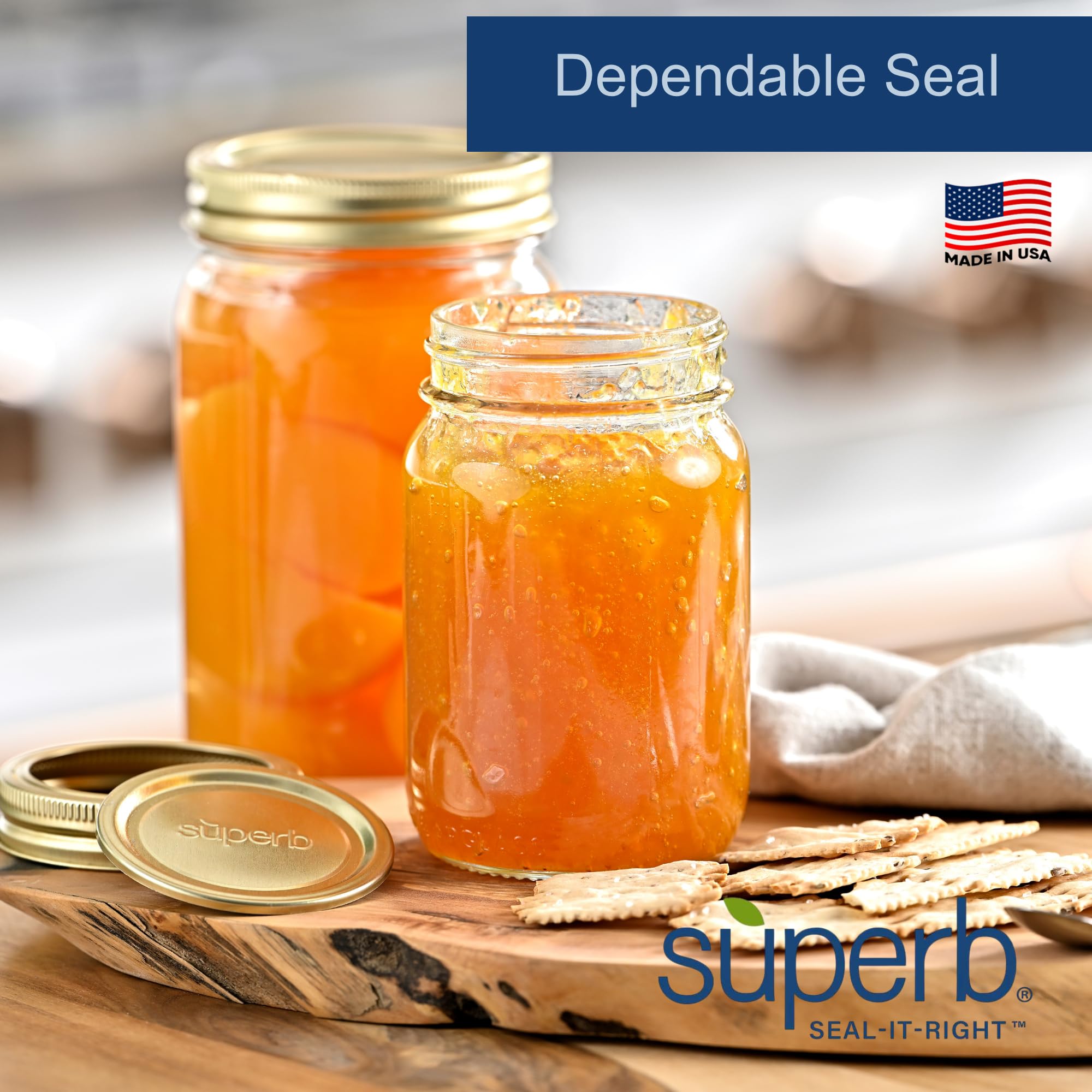 Three-finger tightening tip for a proper seal on Superb Sealing Solutions lids.