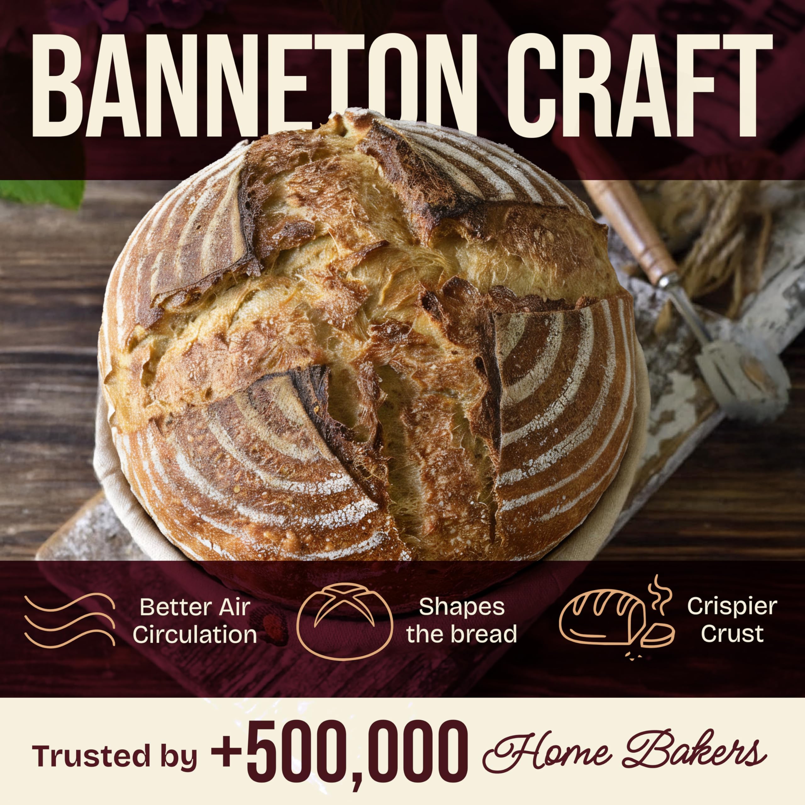 Superbaking Banneton app guidance for starter analysis and bake scheduling.