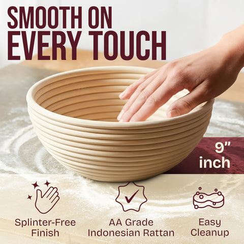 Superbaking ergonomic dough whisk blends dough to smooth consistency