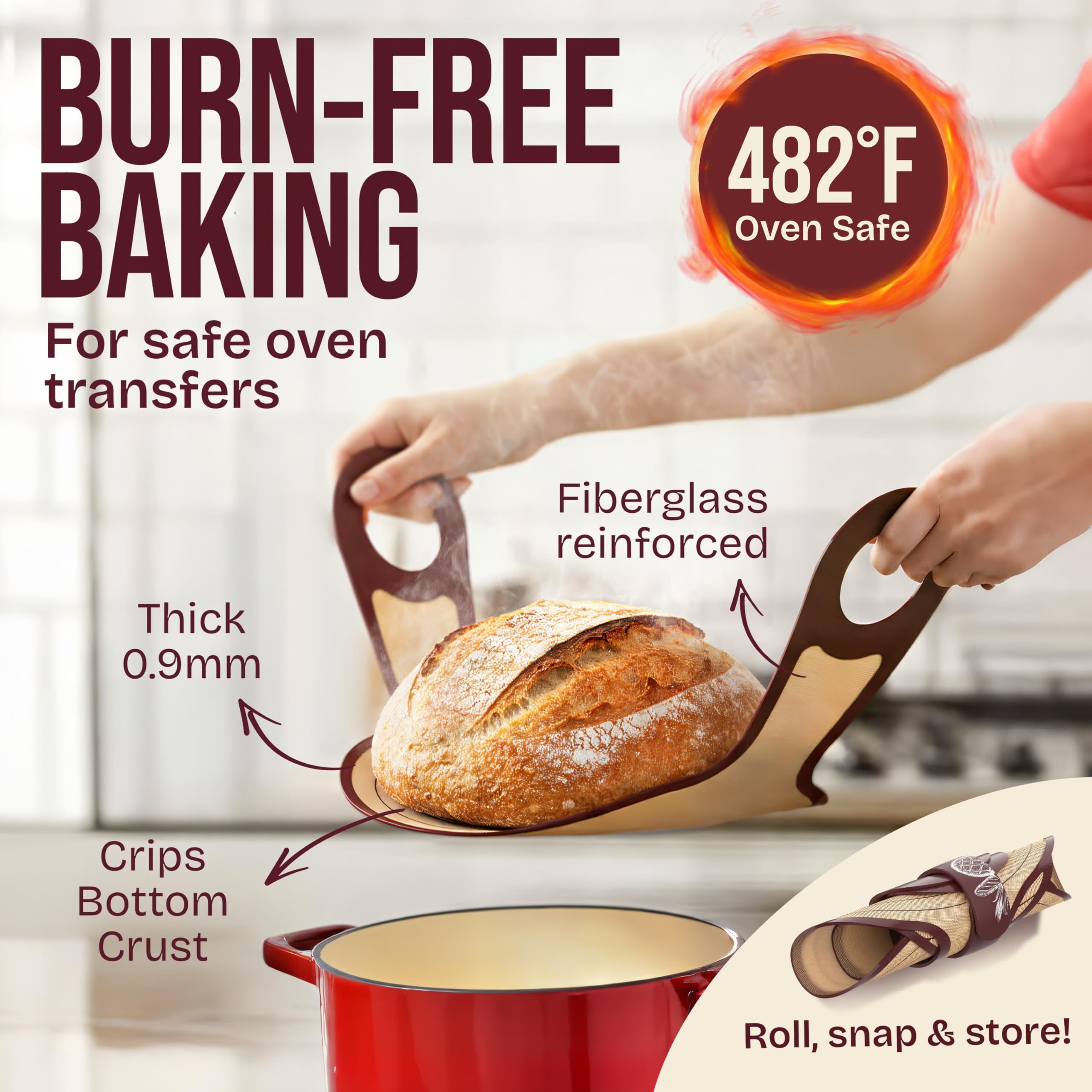 Superbaking heavy-duty basket frame built to last bake cycles.