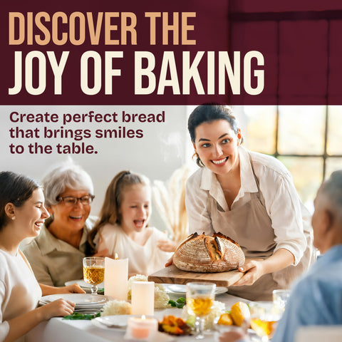 Superbaking gift set for bread lovers with complete baking toolkit
