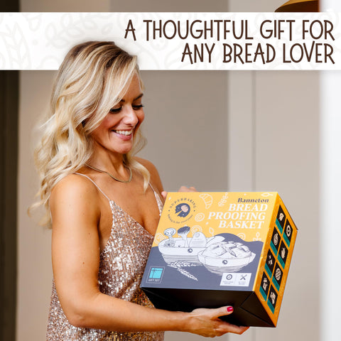 Superbaking oval 10in banneton for consistently shaped artisan loaves