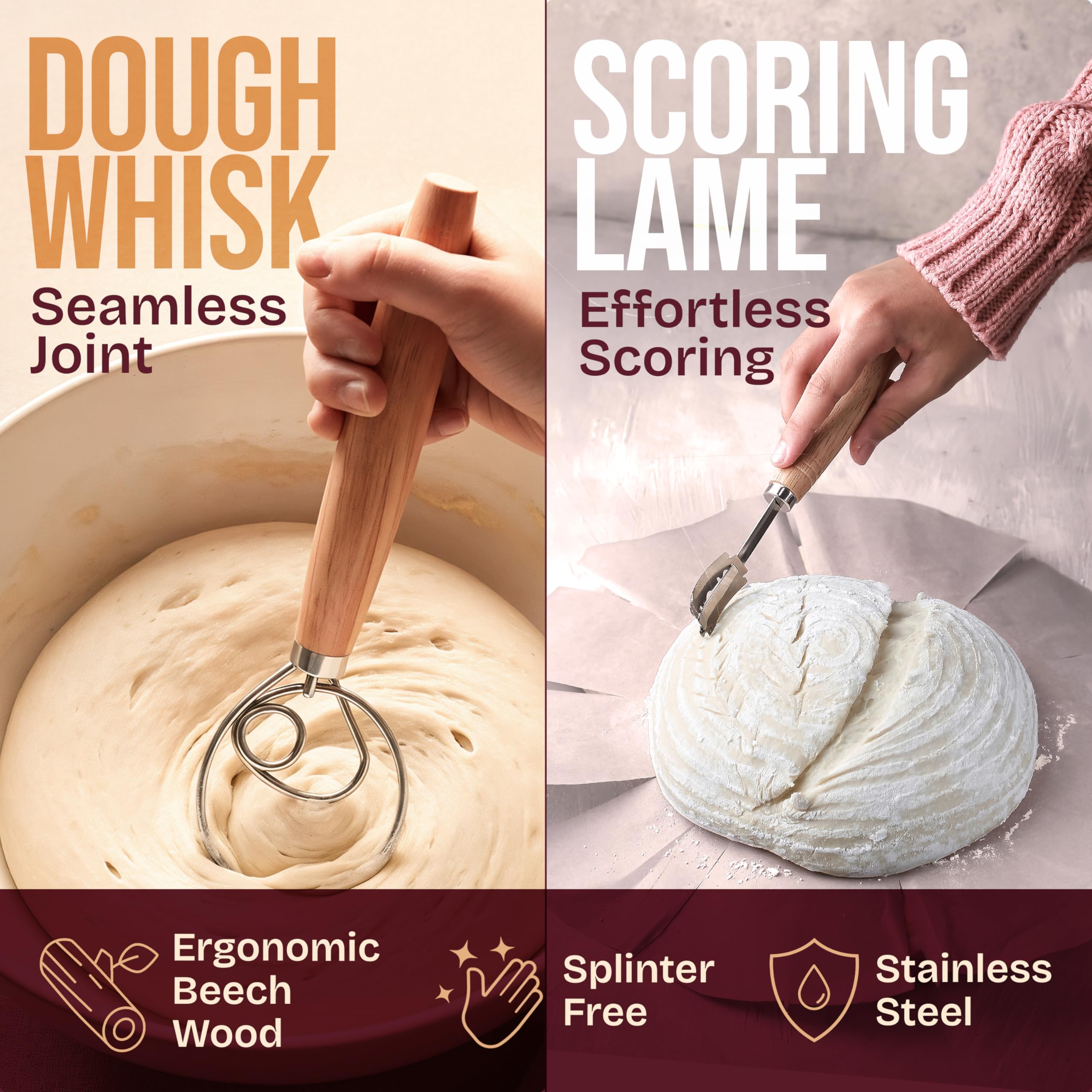 Superbaking scoring lame designs shallow or deep cuts on crusts