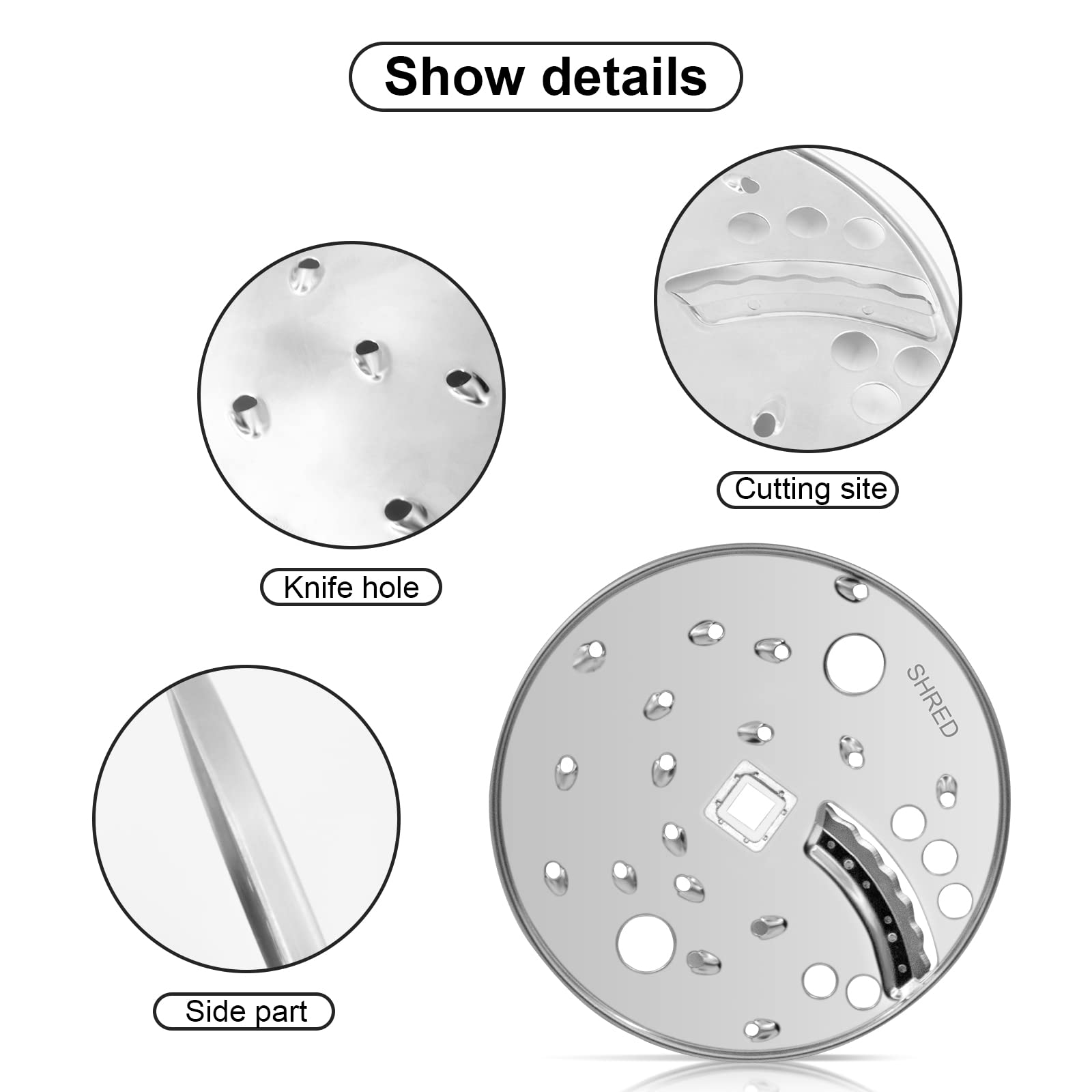 Superbobi replacement blade designed for 70730-70760 models for even shredding.